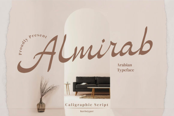Almirab: A Graceful Script Font for Elegant Editorial Design