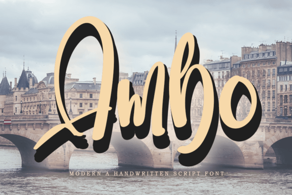 Ambo: A Stylish Handwritten Font That Elevates Small Business Branding
