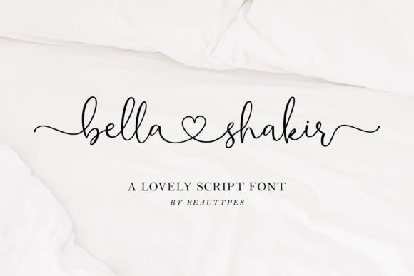 Bella Shakir: A Chic Handwritten Font for Elegant Editorial Design