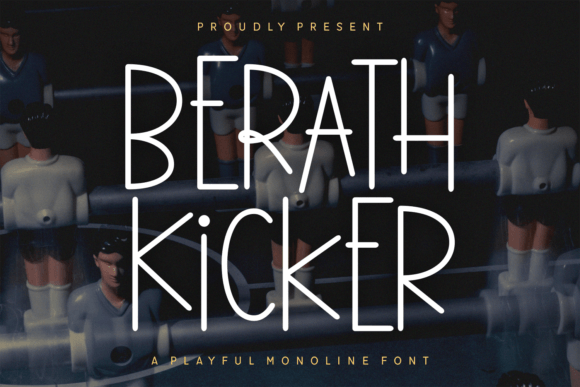Berath Kicker: A Playful Script Font for Handmade Labels, Invitations & More