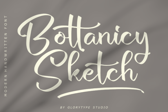 Bottanicy Sketch: A Handwritten Font for Elegant Editorial Design