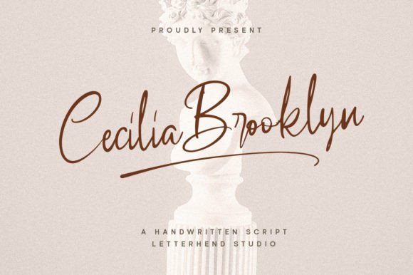 Cecilia Brooklyn: A Feminine Script Font for Elegant Branding