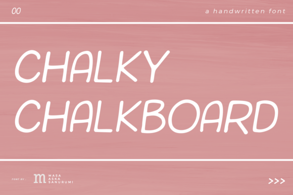 Chalky Chalkboard: A Playful Handwritten Font for Web Designers