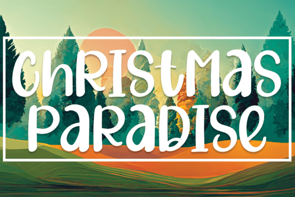Christmas Paradise: A Handwritten Font for Festive Marketing Magic