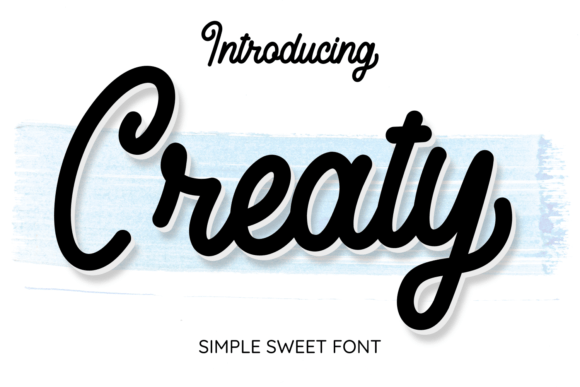 Creaty: A Versatile Handwritten Script Font for Modern Editorial Design