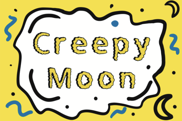 Creepy Moon: A Spooky Script Font That Elevates Halloween Branding