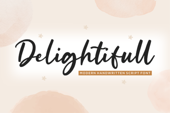 Delightifull: A Handwritten Font That Elevates Small Business Branding