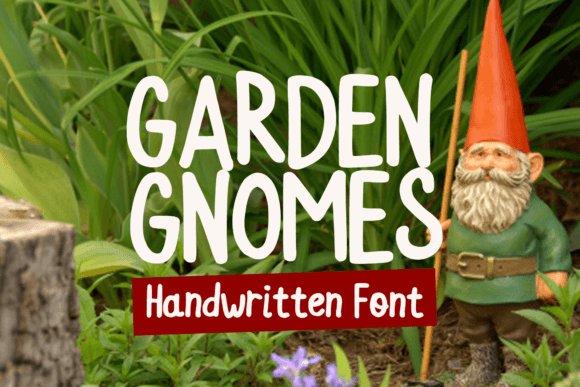 Garden Gnomes: A Playful Handwritten Font for Digital Branding and Web Design
