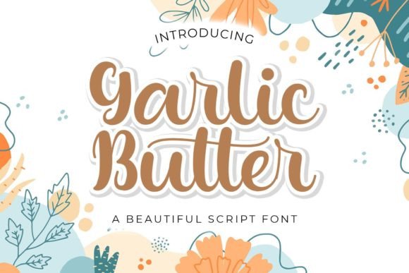 Garlic Butter: A Sweet Script Font for Handmade Labels, Invitations & More