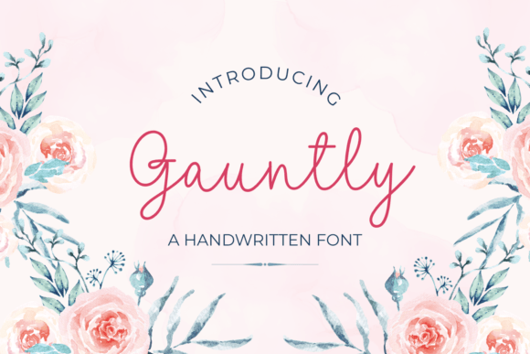 Gauntly: A Sweet Handwritten Font That Elevates Brand Design