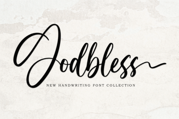 Godbless: A Delicate Handwritten Font for Romantic Editorial Touches