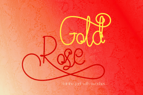 Gold Rose: A Whimsical Script Font for Modern Web Design Projects