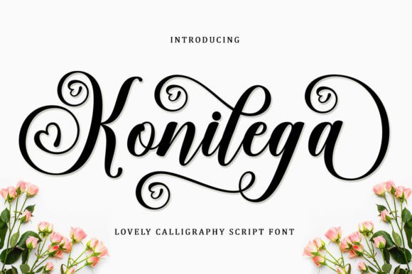 Konilega: A Modern Script Font for Elegant Web Design