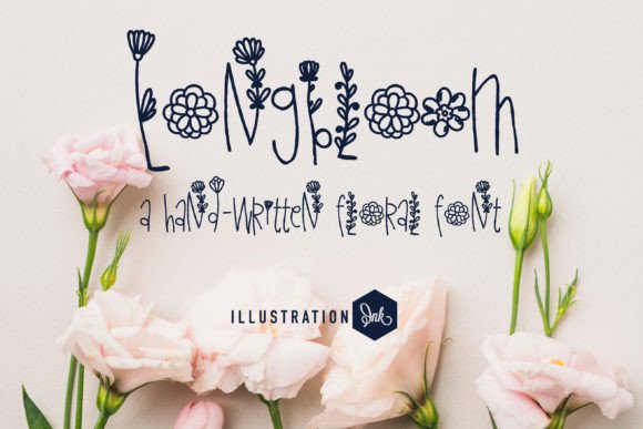 Longbloom: A Charming Handwritten Font for Crafters and Product Makers