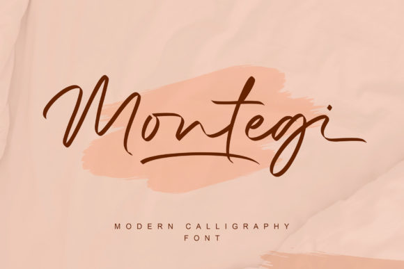 Montegi: A Modern Calligraphy Font That Elevates Digital Branding