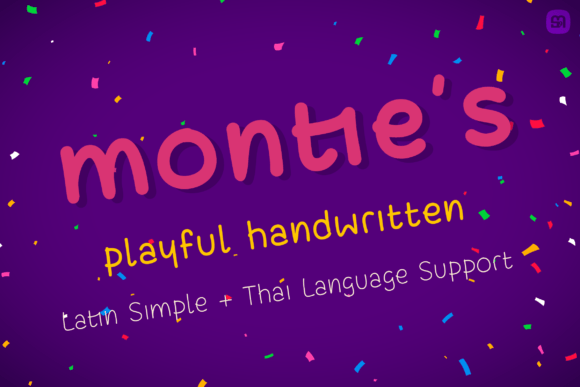 Montie s: A Playful Handwritten Font for Editorial Charm