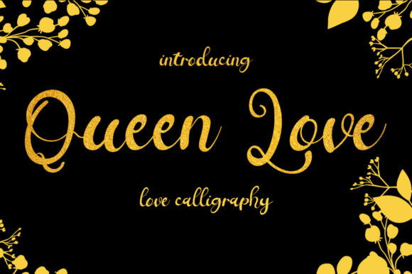 Queen Love: A Sweet Script Font for Elegant Branding Projects