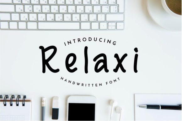 Relaxi: A Handwritten Font for Modern Web Design and Digital Branding