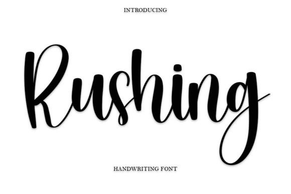 Rushing Font: Elevating Web Design with Handwritten Elegance