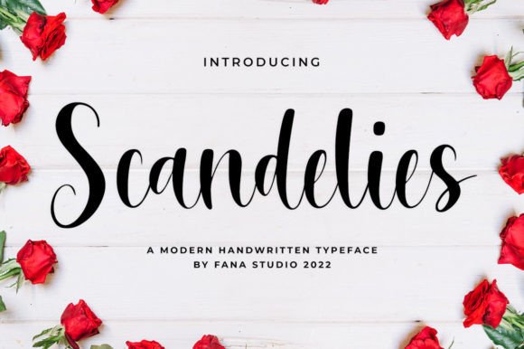 Scandelies: A Stylish Script Font That Elevates Editorial Design