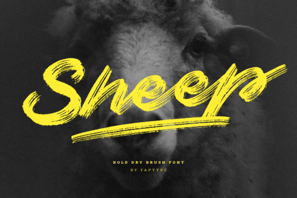 Sheep: A Handwritten Brush Font for Warm, Authentic Branding