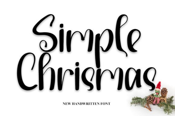 Simple Chrismas: A Handwritten Font That Elevates Holiday Campaigns