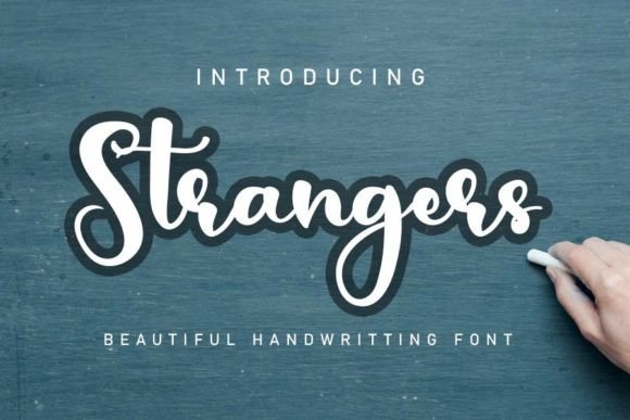 Strangers: The Calligraphy Font That Elevates Your Campaign's Visual Voice