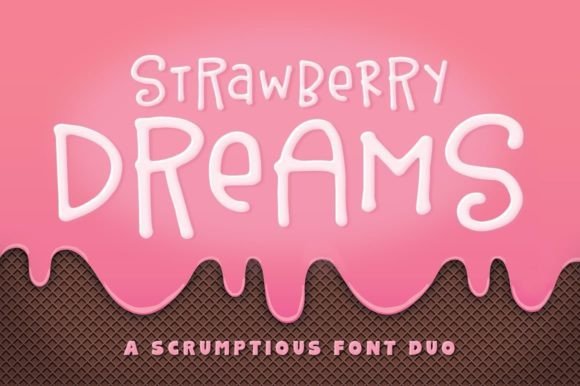 Strawberry Dreams: A Sweet Script Font for Thoughtful Editorial Design