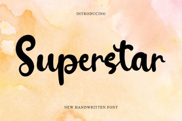 Superstar: A Magical Handwritten Font for Elegant Branding