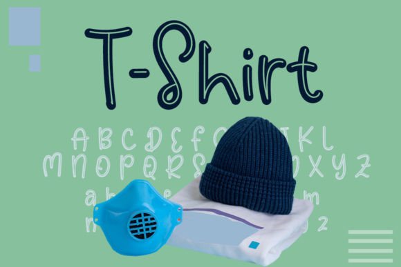 T-shirt Font: A Whimsical Typeface for Business Branding