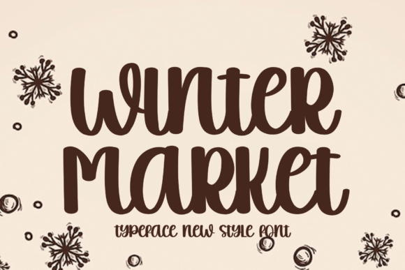 Winter Market Font: A Crafter’s Best Friend for Seasonal Designs